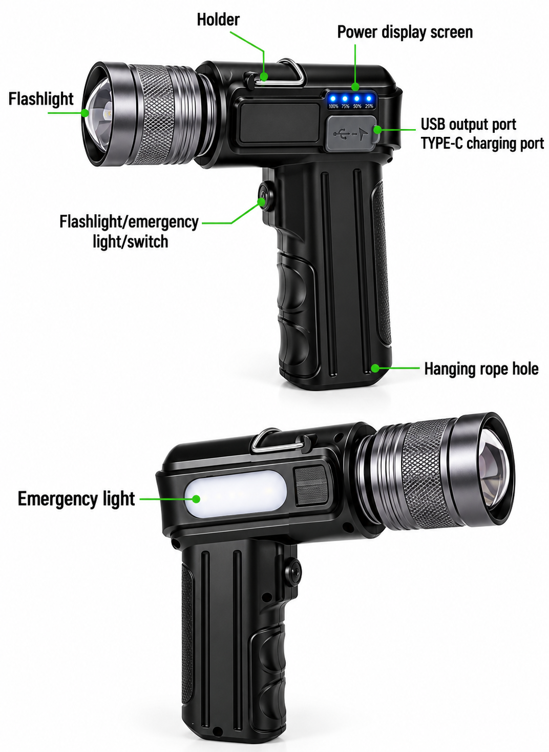 ROCK LIGHT M76 HANDLAMPS