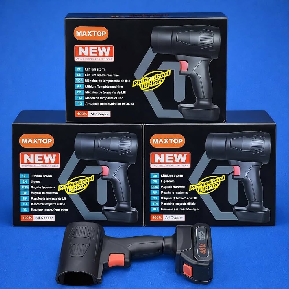 High-Power Portable Air Blower for Leaf Blowing