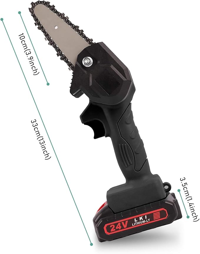 Rechargeable Chainsaw | 5-Inch Mini Electric Saw