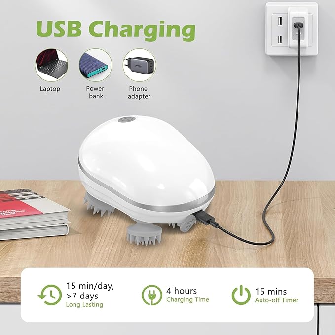 Scalp Massage, Electric Scalp Massager, Hair Massager For Hair Growth