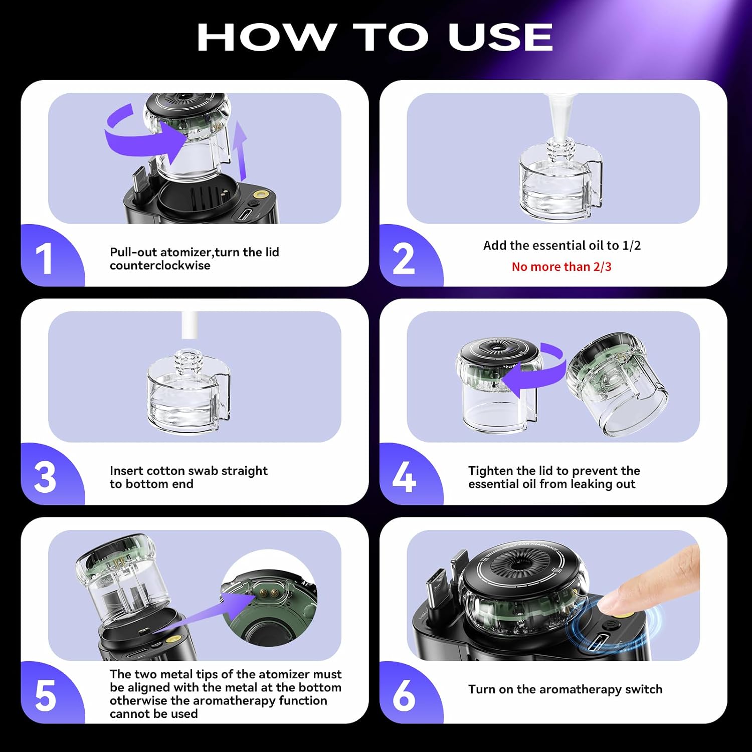 Starlight Car Charger 5 in 1