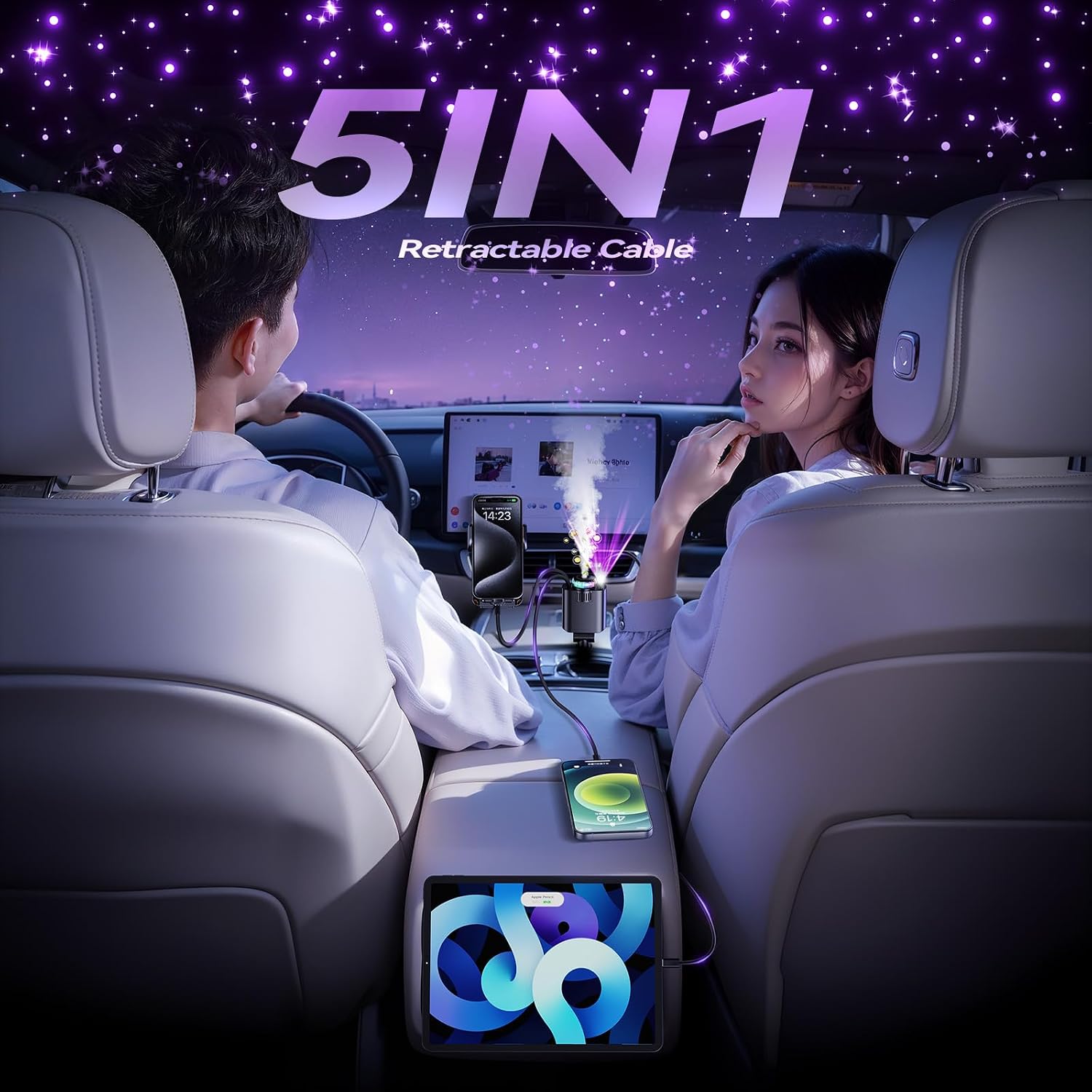 Starlight Car Charger 5 in 1