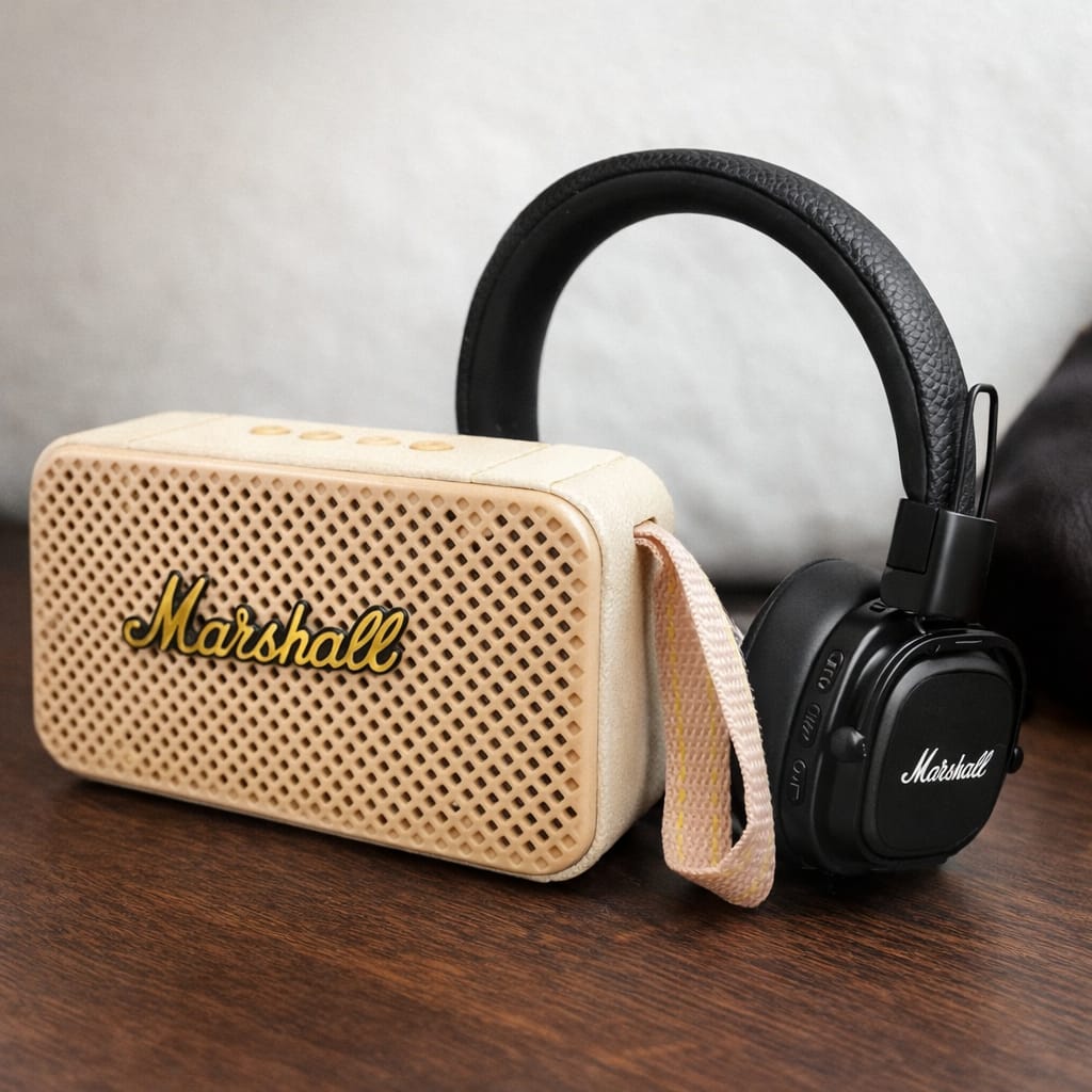 COMBO (Marshall Headphone ,Marshall Speaker )