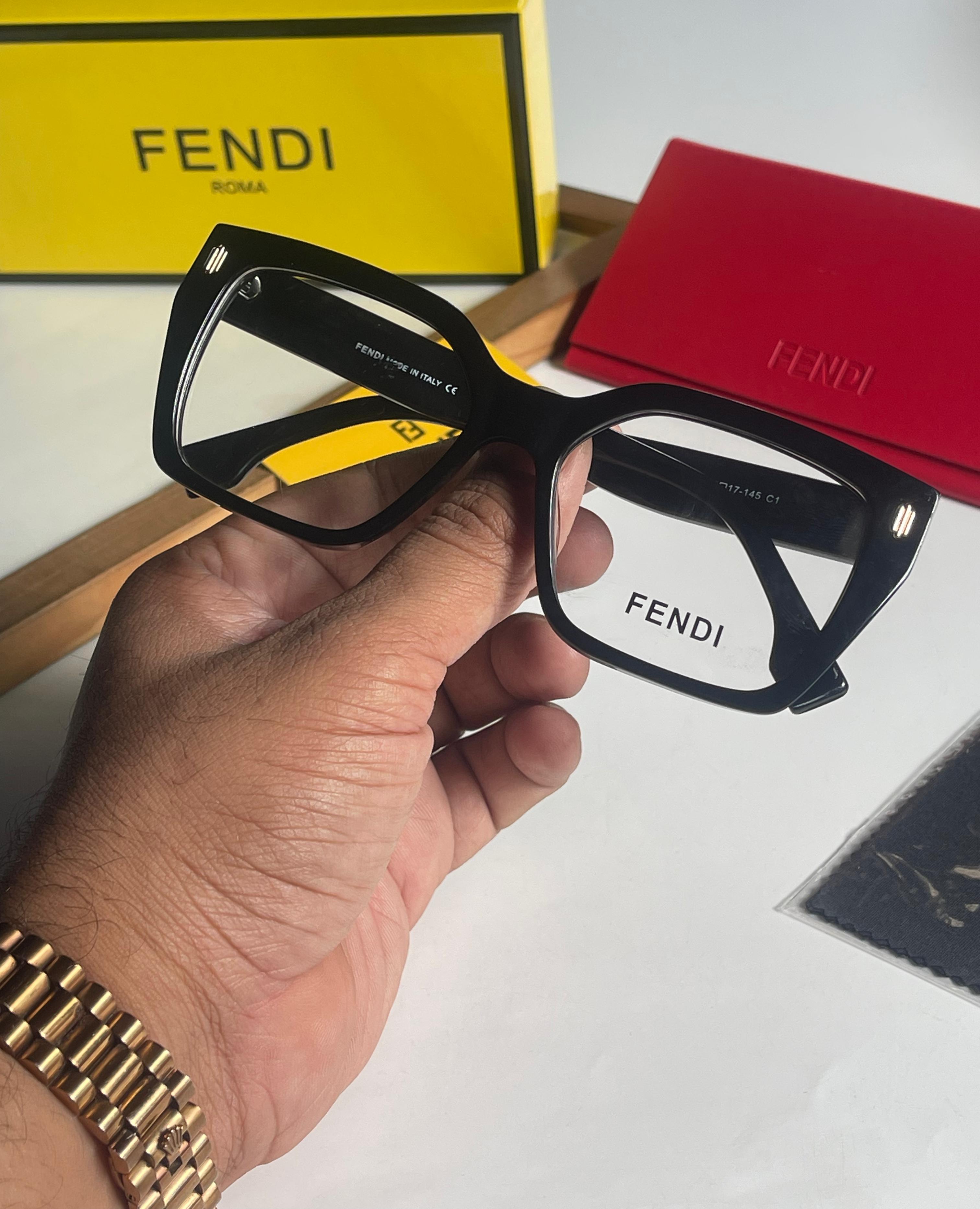 FENDI TRANSPARENT LENSE