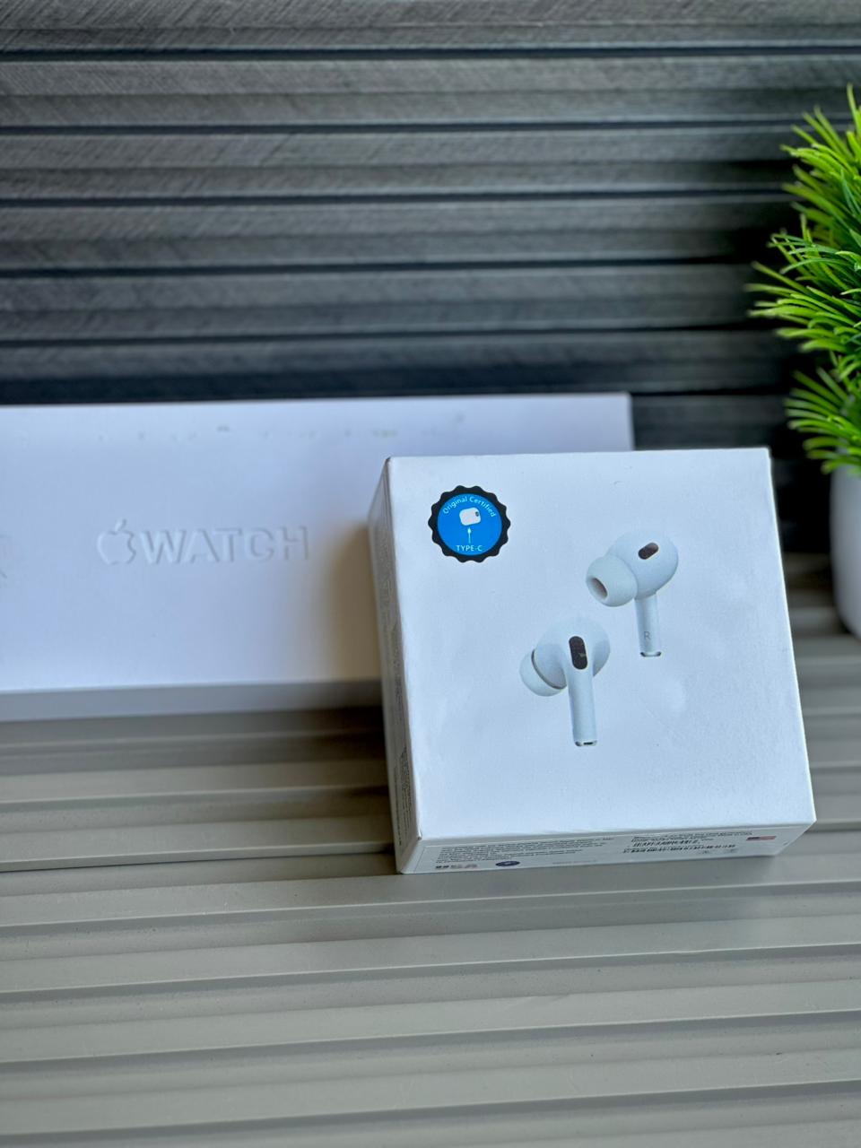 COMBO ( 1.AIRPOD PRO 2 EARBUD ,2.APPLE LOGO SERIES 10 SMARTWATCH )