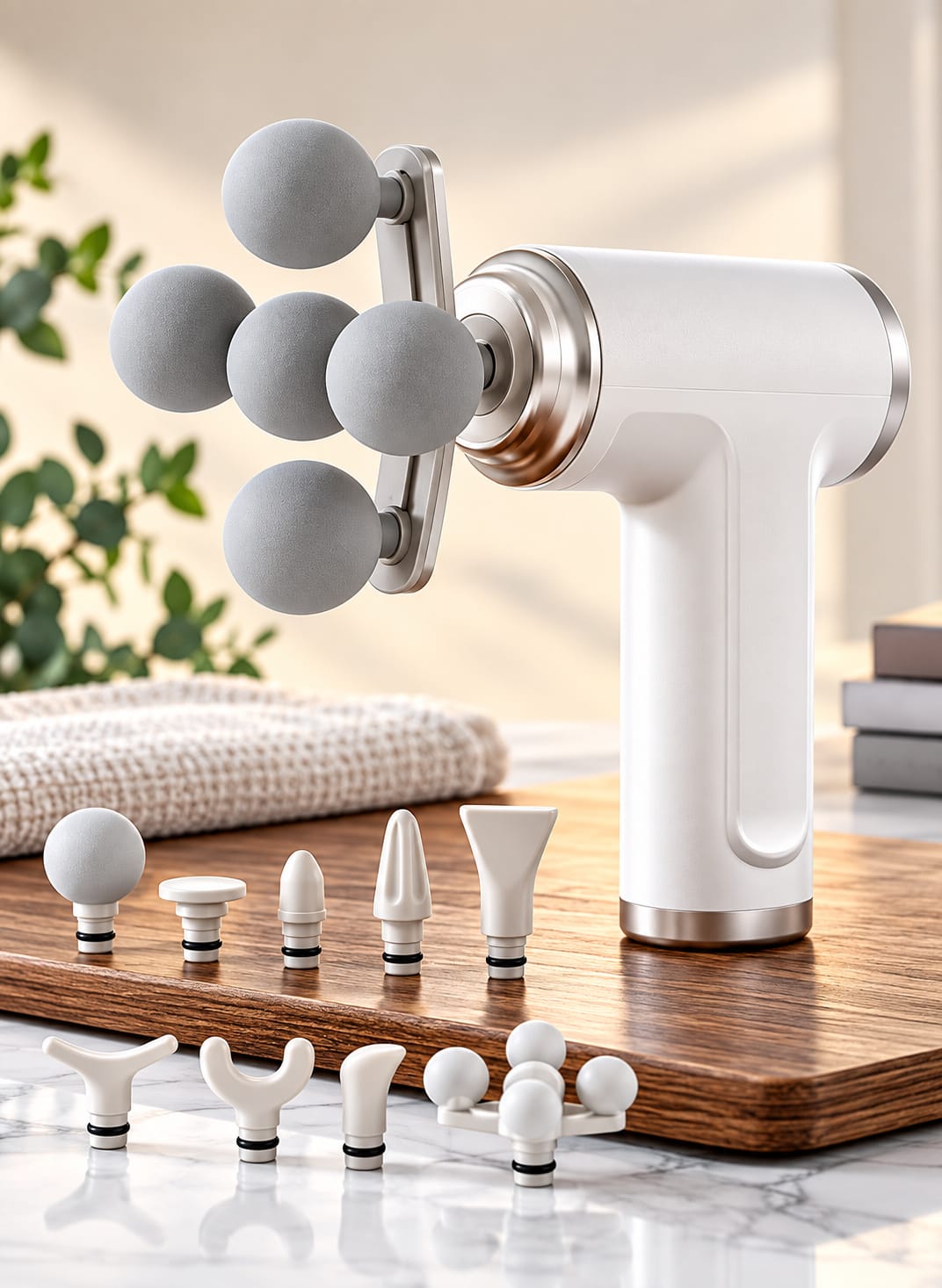 5 HEAD FACIA MASSAGE GUN
