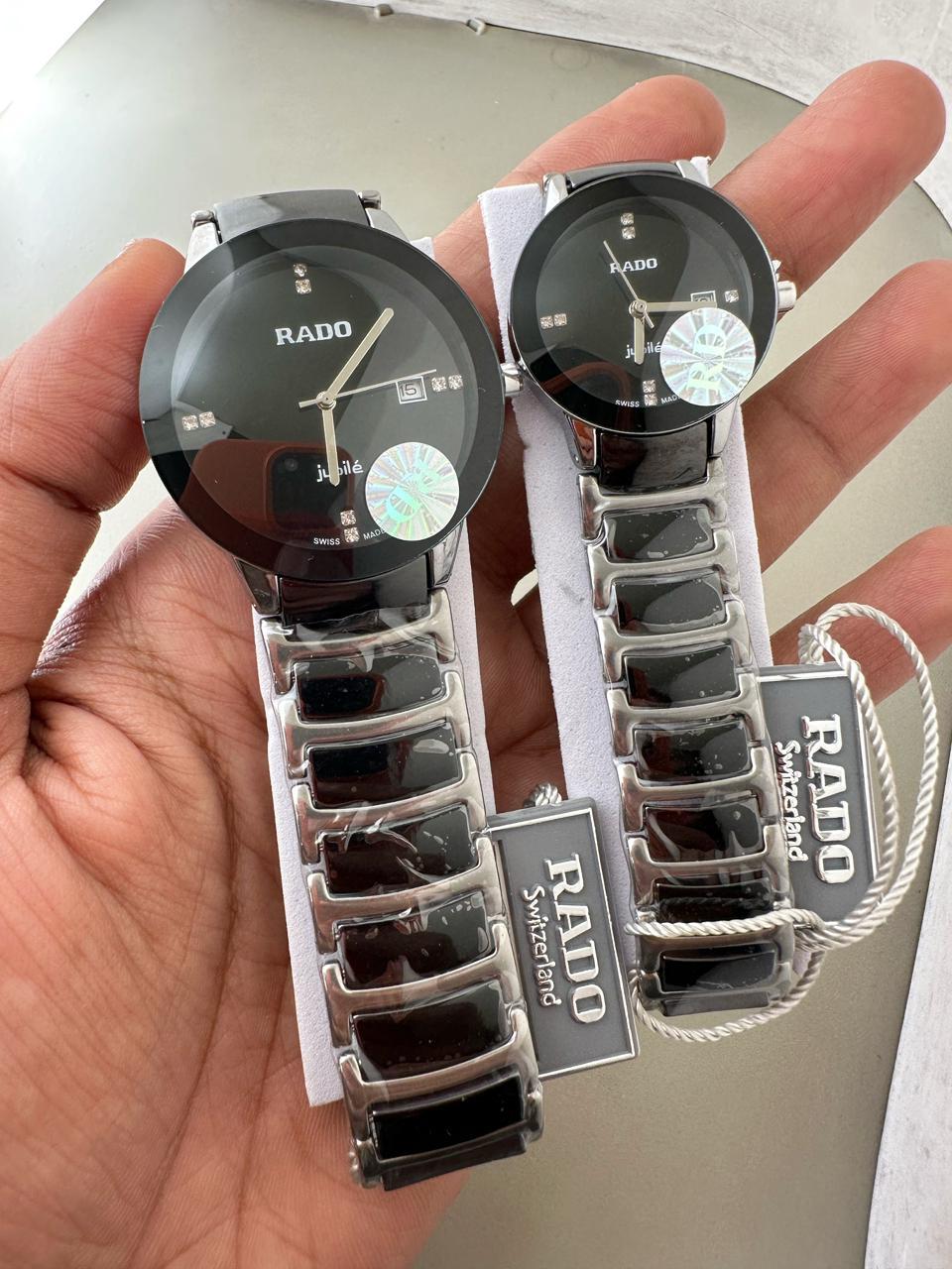Rado Ceramic Couple Combo