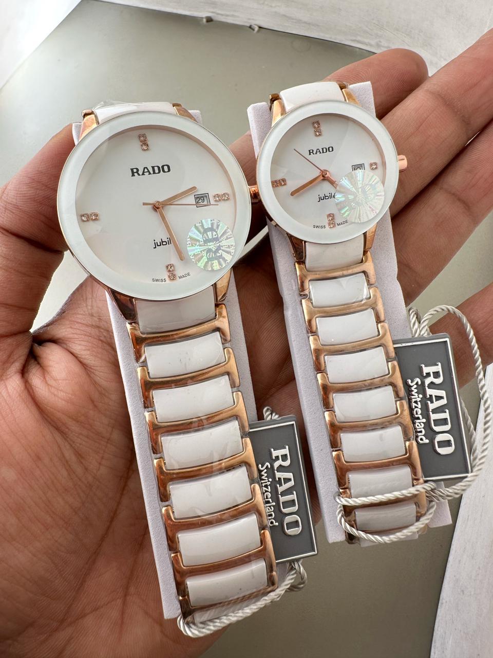 Rado Ceramic Couple Combo