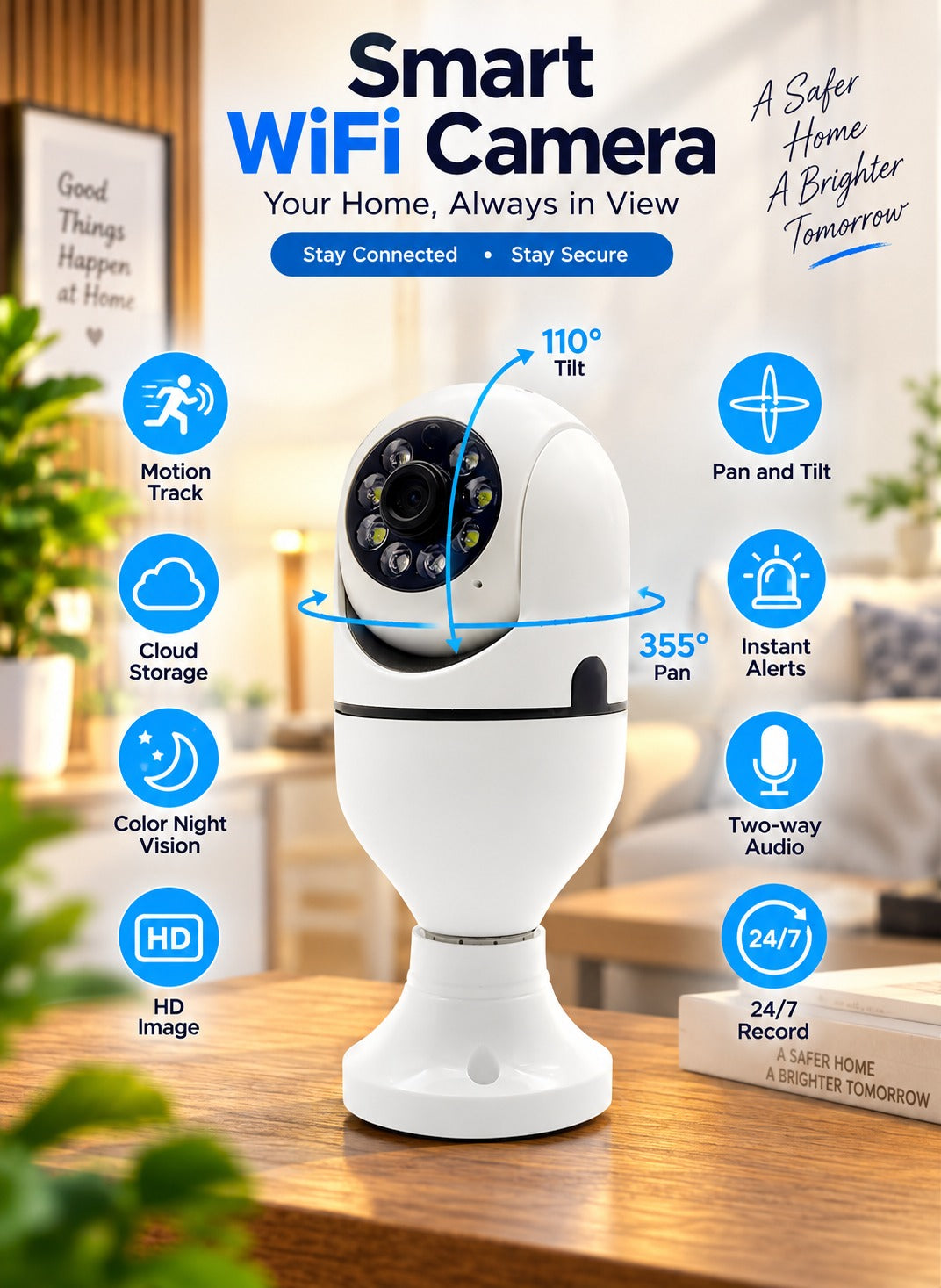 SMART WIFI SECURITY CAMERA