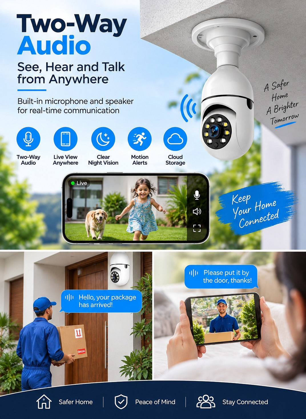 SMART WIFI SECURITY CAMERA